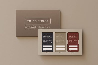 TO DO TICKET　大人のための〇〇券